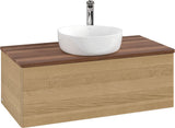 Villeroy & Boch Waschtischunterschrank Antao L31050 1000 mm Anthrazit Matt Lack mit LED-Beleuchtung