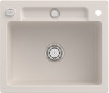 Villeroy & Boch Einbauspüle Siluet 60 S 334601 – 600 x 510 mm, Weiß Alpin CeramicPlus, TitanCeram