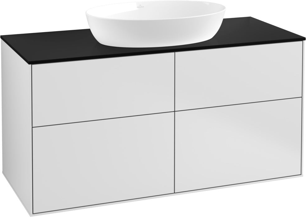 Villeroy & Boch Finion Waschbeckenunterschrank FA3200 1200 mm Glossy White Lacquer