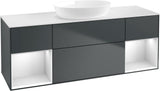 Villeroy & Boch Finion Waschtischunterschrank GD01GF 1600 mm Glossy White Lacquer mit Beleuchtung