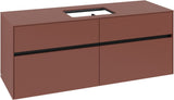 Villeroy & Boch Waschtischunterschrank Collaro C11600 1400 mm White Oak – 4 Auszüge, SoftClosing