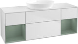 Villeroy & Boch Finion Waschbeckenunterschrank 1600 mm Glossy White Lacquer – mit LED-Beleuchtung