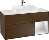 Villeroy & Boch Waschtischunterschrank Finion F421G 1200 mm Glossy White Lacquer