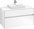 Villeroy & Boch Waschtischunterschrank Collaro C016 B0 1000 mm White Matt mit Beleuchtung