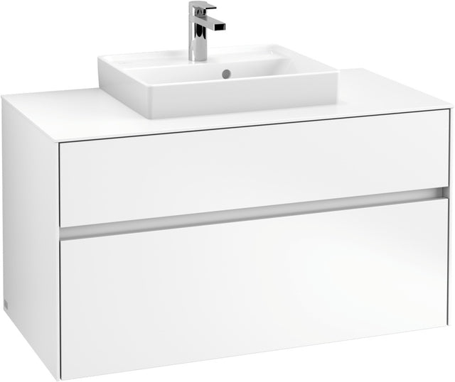 Villeroy & Boch Waschtischunterschrank Collaro C016 B0 1000 mm White Matt mit Beleuchtung