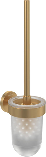 Villeroy & Boch Toilettenbürstengarnitur Elements - Tender, Wandmontage, Chrom, 94 x 118 x 353 mm