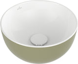 Villeroy & Boch Aufsatzwaschbecken Artis 438932 – Rund, TitanCeram, Forest, 325 mm