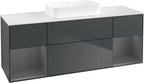 blau / Mitteldichte Faserplatte (MDF) / F741GK