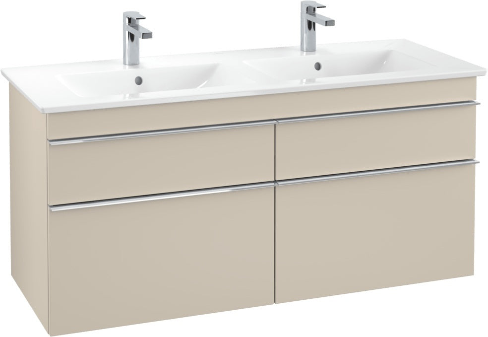 Villeroy & Boch Waschbeckenunterschrank Venticello A 93001, 1253 mm, Glossy White, 4 Auszüge