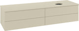 Villeroy & Boch Antao Waschtischunterschrank 1600 mm Anthrazit Matt mit LED-Beleuchtung