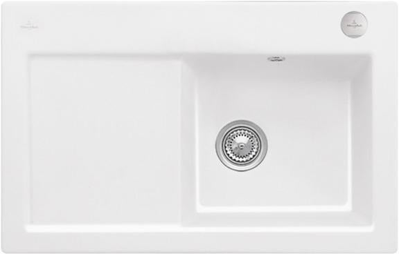 Villeroy & Boch Subway 45 Einbauspüle 780x510mm Keramik Ivory CeramicPlus