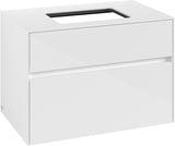 Villeroy & Boch Collaro Waschtischunterschrank 800 mm Glossy White mit SoftClosing und 2 Auszügen