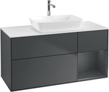 Villeroy & Boch Waschtischunterschrank Finion G831G 1200 mm Glossy White Lacquer mit Beleuchtung