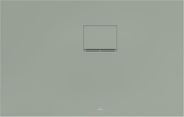 Villeroy & Boch Squaro Infinity Duschwanne 1100x700mm Morning Green – Rechteckig, Rutschhemmung C, Quaryl