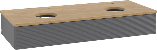 Villeroy & Boch Antao Waschtischunterschrank 1200 mm Anthracite Matt mit LED-Auszugsbeleuchtung