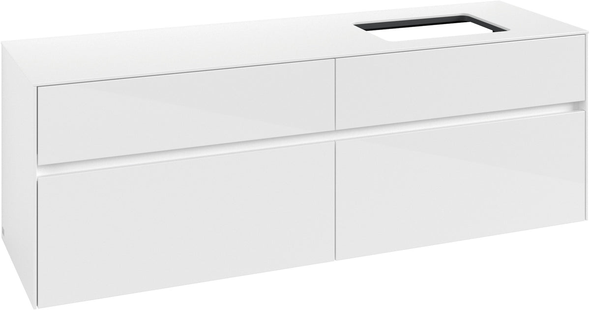 Villeroy & Boch Waschtischunterschrank Collaro C122 1600 mm Glossy White