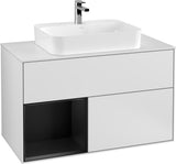 Villeroy & Boch Finion Waschtischunterschrank 1000 mm White Matt Lacquer mit LED-Beleuchtung