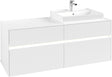 Villeroy & Boch Waschtischunterschrank Collaro C086 B0 1400 mm White Matt mit LED-Beleuchtung