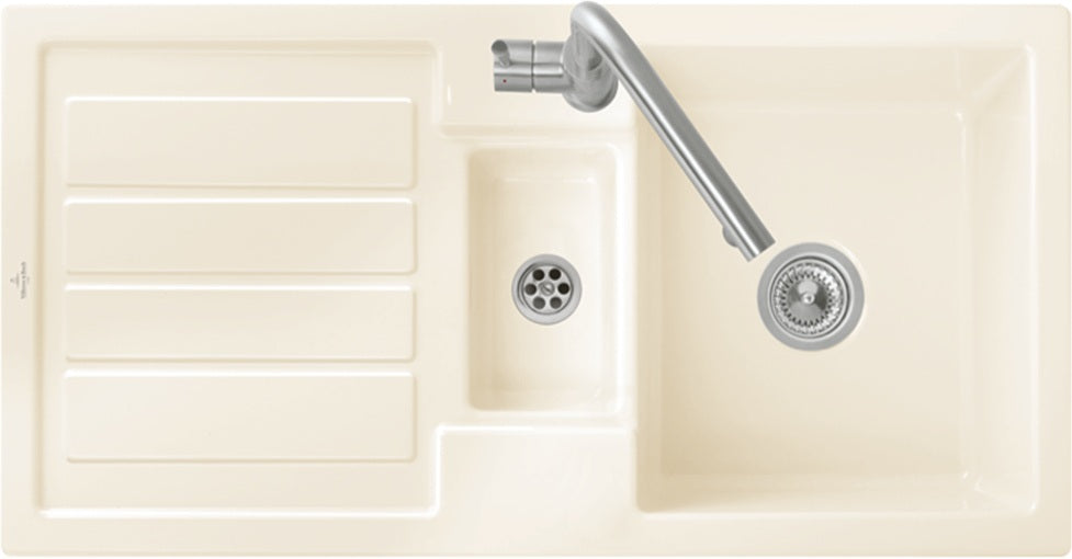 Villeroy & Boch Einbauspüle Flavia 60 Ivory CeramicPlus 1010x510mm