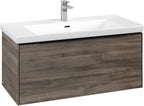 Eiche / volcano black / Stone