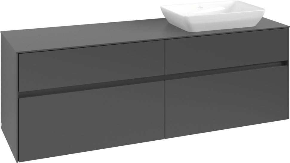 Villeroy & Boch Waschtischunterschrank Collaro C122 B0 1600 mm White Oak mit Beleuchtung