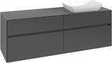Villeroy & Boch Waschtischunterschrank Collaro C122 B0 1600 mm White Oak mit Beleuchtung