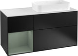 Villeroy & Boch Waschtischunterschrank Finion F271G 1200 mm Glossy White Lacquer mit Beleuchtung