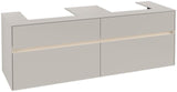 Villeroy & Boch Waschtischunterschrank Collaro C021 B0 1600 mm Kansas Oak mit LED-Beleuchtung