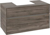 Villeroy & Boch Waschtischunterschrank Collaro C016B0 1000 mm Stone Oak mit LED-Beleuchtung