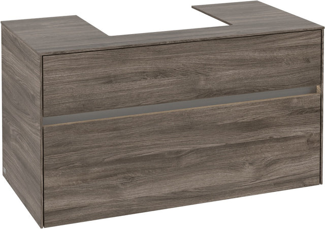 Villeroy & Boch Waschtischunterschrank Collaro C016B0 1000 mm Stone Oak mit LED-Beleuchtung