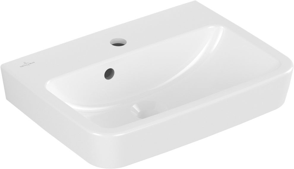 Villeroy & Boch Handwaschbecken O.novo 434450, 500x370x160 mm, Eckig, Weiß Alpin