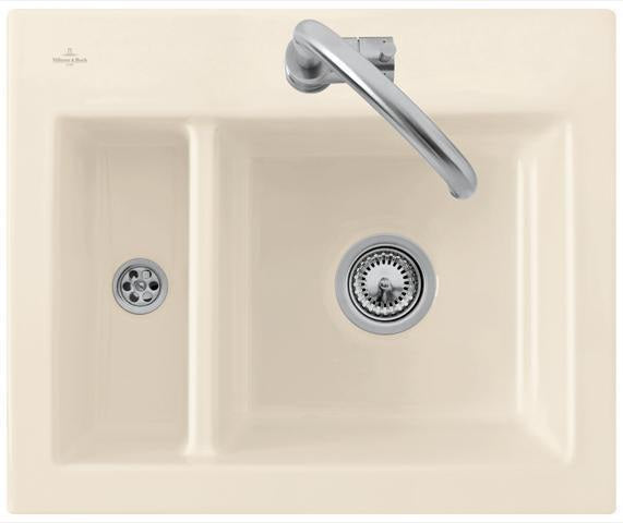 Villeroy & Boch Subway 60 XM Flat Einbauspüle 585x475 mm Graphite CeramicPlus