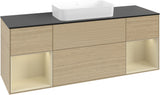 Villeroy & Boch Finion Waschtischunterschrank 1600 mm Glossy White Lacquer mit Beleuchtung