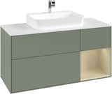 Villeroy & Boch Waschtischunterschrank Finion F421G 1200 mm Glossy White Lacquer