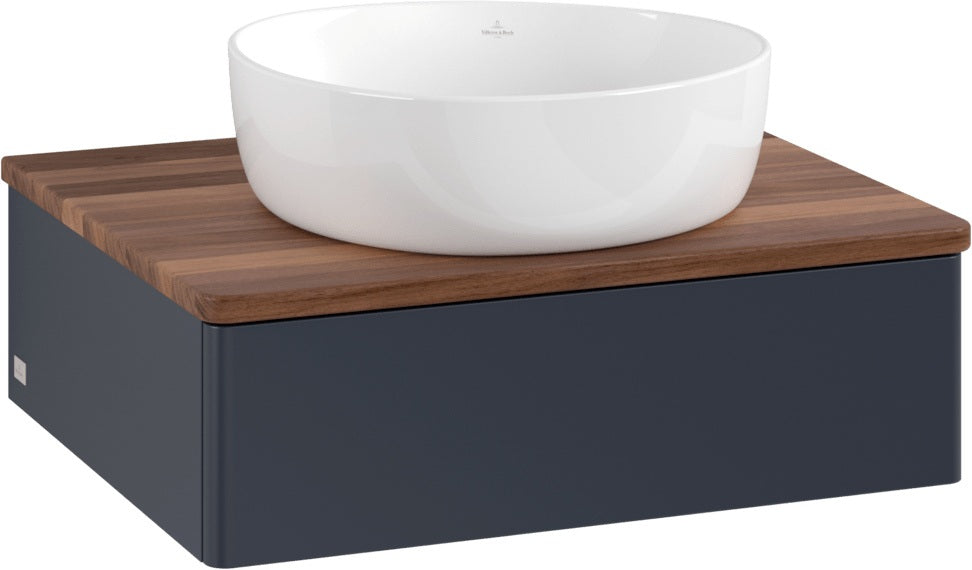 Villeroy & Boch Waschbeckenunterschrank Antao 600 mm Anthrazit Matt mit Auszug