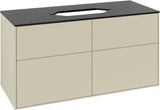 Villeroy & Boch Finion Waschtischunterschrank 1200 mm Glossy White Lacquer mit Beleuchtung und SoftClosing