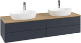 Villeroy & Boch Antao Waschtischunterschrank 1600 mm Anthracite Matt mit LED-Beleuchtung