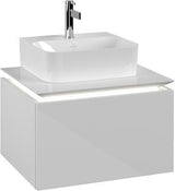 Villeroy & Boch Legato Waschtischunterschrank 600 mm mit LED-Beleuchtung, Glossy White