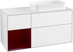 weiß / Mitteldichte Faserplatte (MDF) / G681H B 1200x603x501mm Glossy White