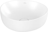 Villeroy & Boch Aufsatzwaschbecken Antao 4A7240 asymmetrisch Almond CeramicPlus 400 mm
