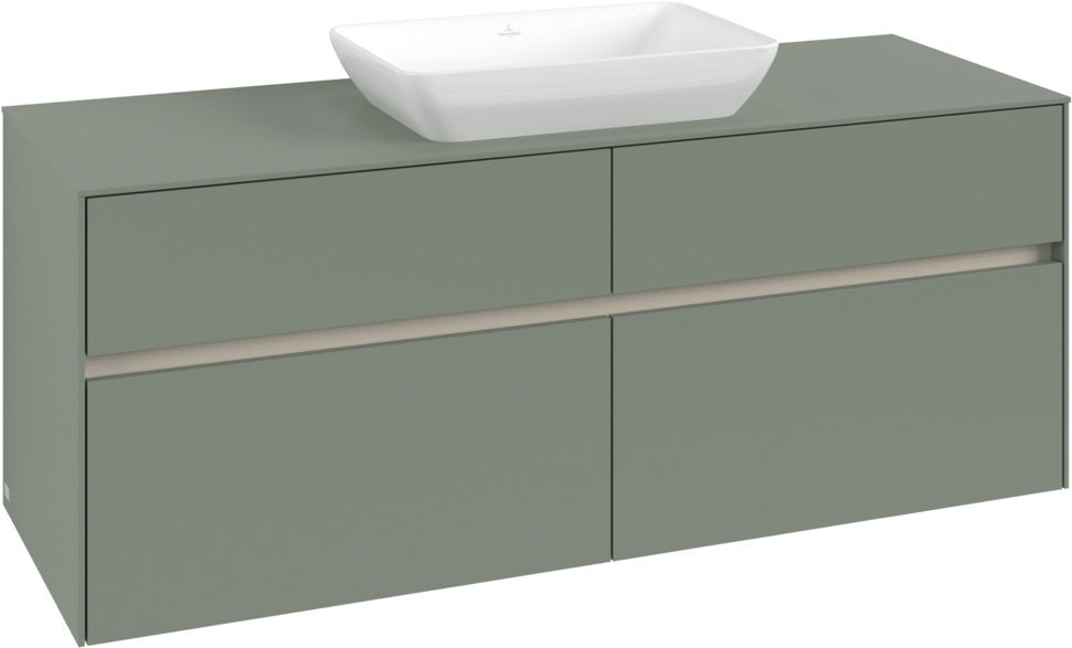 Villeroy & Boch Waschtischunterschrank Collaro C11600 1400 mm White Oak – 4 Auszüge, SoftClosing