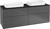 Villeroy & Boch Finion Waschtischunterschrank 1600 mm Glossy White Lacquer, 4 Auszüge, SoftClosing