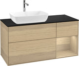 Villeroy & Boch Finion Waschtischunterschrank 1200 mm Glossy White mit Beleuchtung und SoftClosing