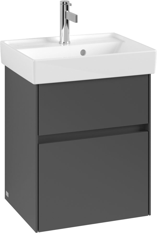 Villeroy & Boch Waschtischunterschrank Collaro C006 Glossy White 460 mm mit LED-Beleuchtung