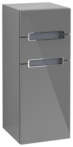 Villeroy & Boch Subway 2.0 Seitenschrank 356 mm, 1 Tür, 2 Schubladen, Glossy White