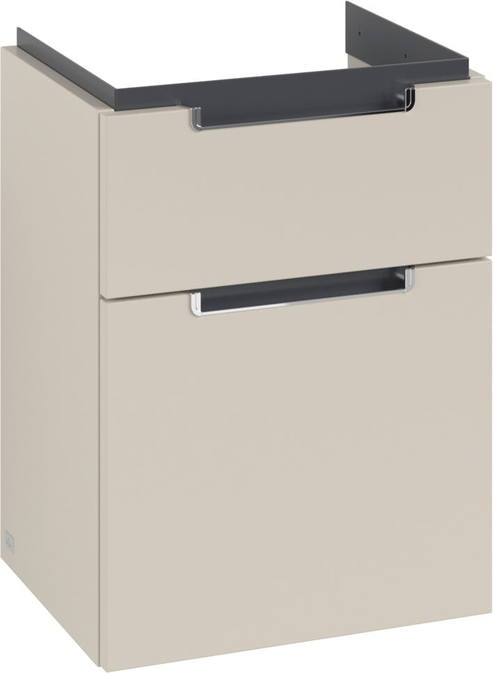Villeroy & Boch Subway 2.0 Waschtischunterschrank A90610 Taupe 440 mm mit SoftClosing