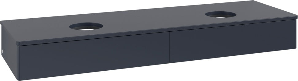 Villeroy & Boch Waschtischunterschrank Antao 1600 mm Anthrazit Matt Lack mit LED-Beleuchtung