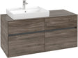 Villeroy & Boch Waschtischunterschrank Collaro C082 1200 mm Stone Oak mit 4 Auszügen und SoftClosing