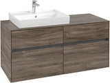 Villeroy & Boch Waschtischunterschrank Collaro C082 1200 mm Stone Oak mit 4 Auszügen und SoftClosing