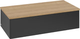 Villeroy & Boch Antao Sideboard 1000 mm mit Auszug & LED-Beleuchtung, Anthracite Matt Lacquer
